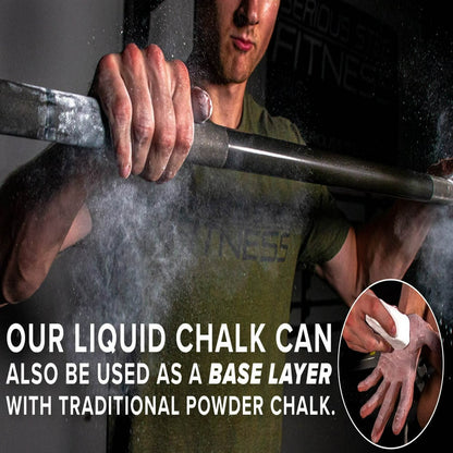 Weightlifting Liquid Chalk | Gym Chalk for Weightlifting (White)